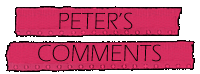 Peter's comments
